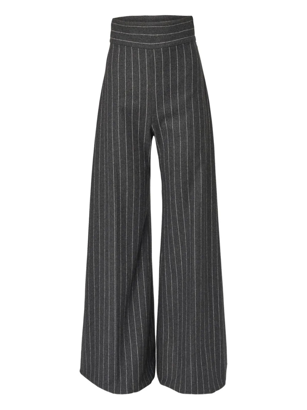 Carolina Herrera Diane pinstripe-pattern Palazzo Pants | Grey | FARFETCH IT | Farfetch Global