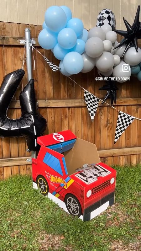 Our oldest had a blast at his race car party this weekend! This theme is so fun & adaptable for any age. 🏎️🏁🤍🩵

#LTKparties #LTKfamily #LTKkids