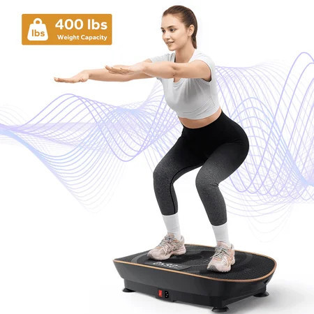 MERACH Vibration Plate Exercise Machine, Whole Body Shake Plate Exercise Machine with Remote Control | Walmart (US)