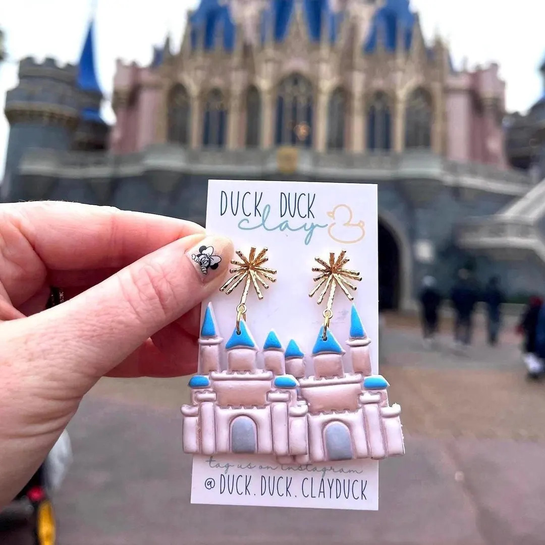 Parks: Magic World Collections | Polymer Clay | Earring Set | Hypoallergenic | Nickel-free | Hand... | Etsy (US)