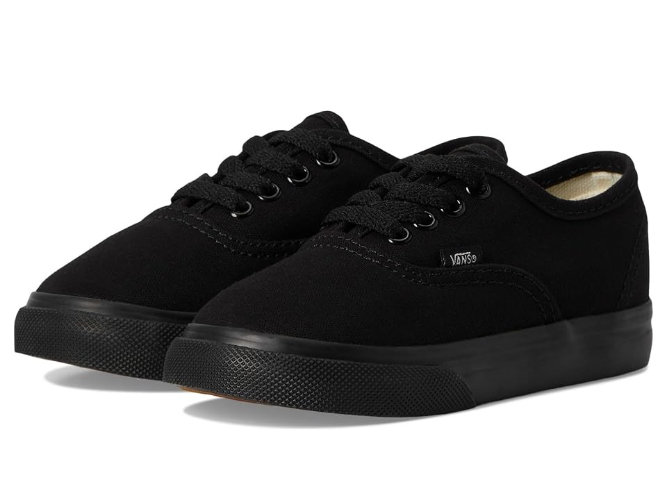 Vans Kids Authentic Core (Toddler) Kids Shoes Black/Black : 2 Infant M, Canvas | Zappos