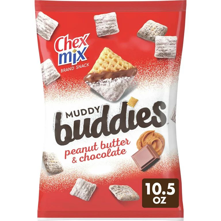 Chex Mix Muddy Buddies, Peanut Butter and Chocolate Snack Mix, 10.5 oz - Walmart.com | Walmart (US)