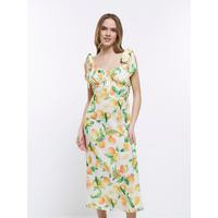 River Island Bust Cup Dress - White | Very (UK)