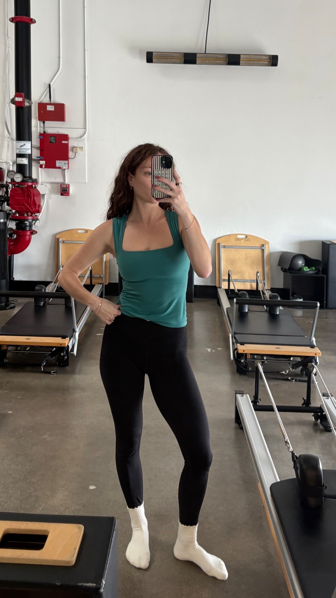 obsessed with this workout top, the neck line is so flattering. Here’s what I wore to Pilates today!

#LTKdayinmylife #LTKfitnessgoals #LTKootd
