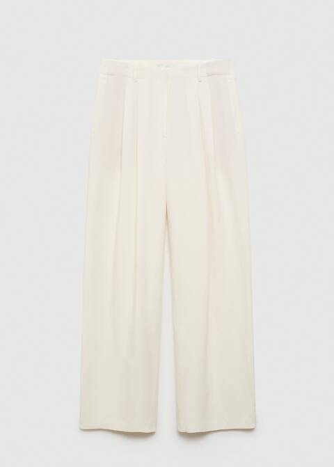 Darts lyocell trousers -  Women | Mango USA | MANGO (US)