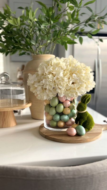 Spring decor, Easter decor, hydrangeas, kitchen decor, Easter egg, michaels, organic modern, spring diy

#LTKSpringSale #LTKhome #LTKstyletip