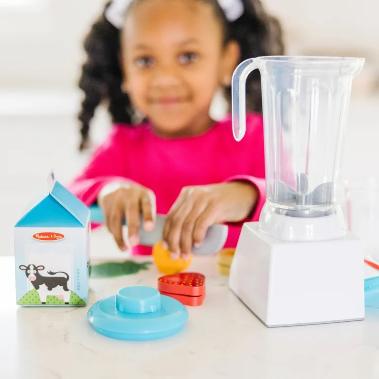 Melissa & Doug Smoothie Maker Blender Set with Play Food - 22 Pieces | Walmart (US)