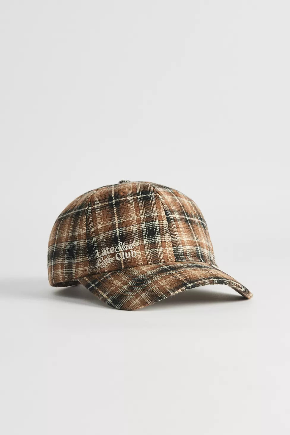 Coney Island Picnic Plaid Coffee Patch Dad Hat | Urban Outfitters (US and RoW)