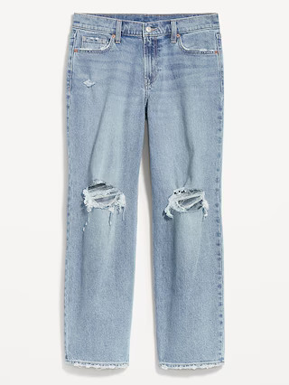 Mid-Rise Boyfriend Loose Jeans | Old Navy (US)