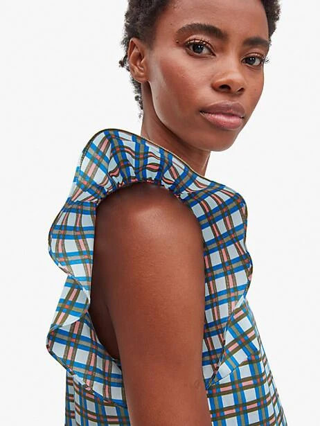 plaid flutter top | Kate Spade (US)