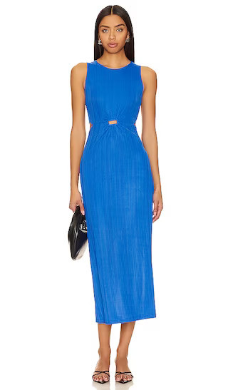 MINKPINK Raya Midi Dress in Blue. - size M | Revolve Clothing (Global)
