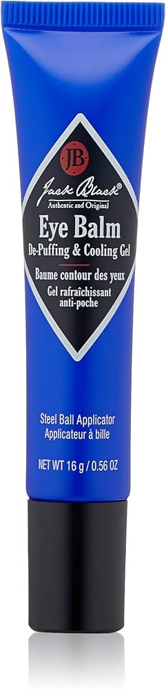 Jack Black Eye Balm De-Puffing & Cooling Gel, 0.56 Ounce | Amazon (US)