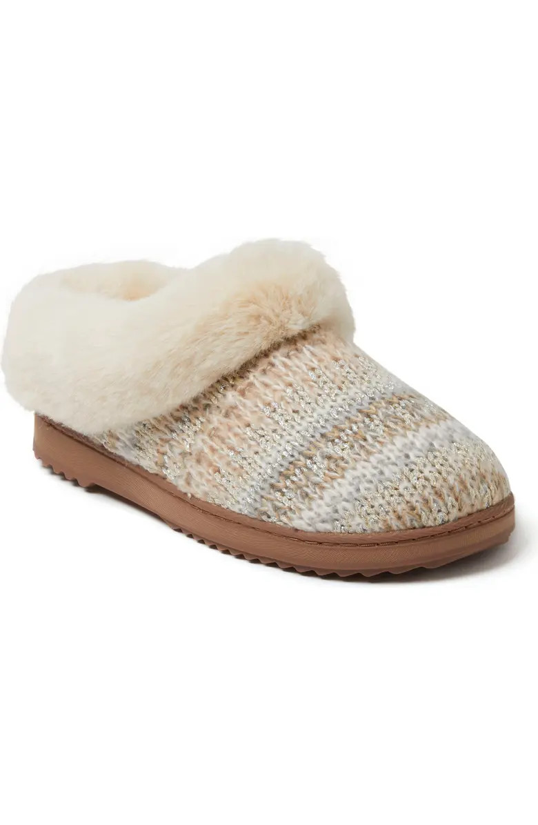 DEARFOAMS Hannah Festive Knit Clog Slipper (Women) | Nordstrom | Nordstrom