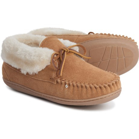 Minnetonka Moccasin Judy Junior Bootie Slippers (For Women) - Save 40% | Sierra