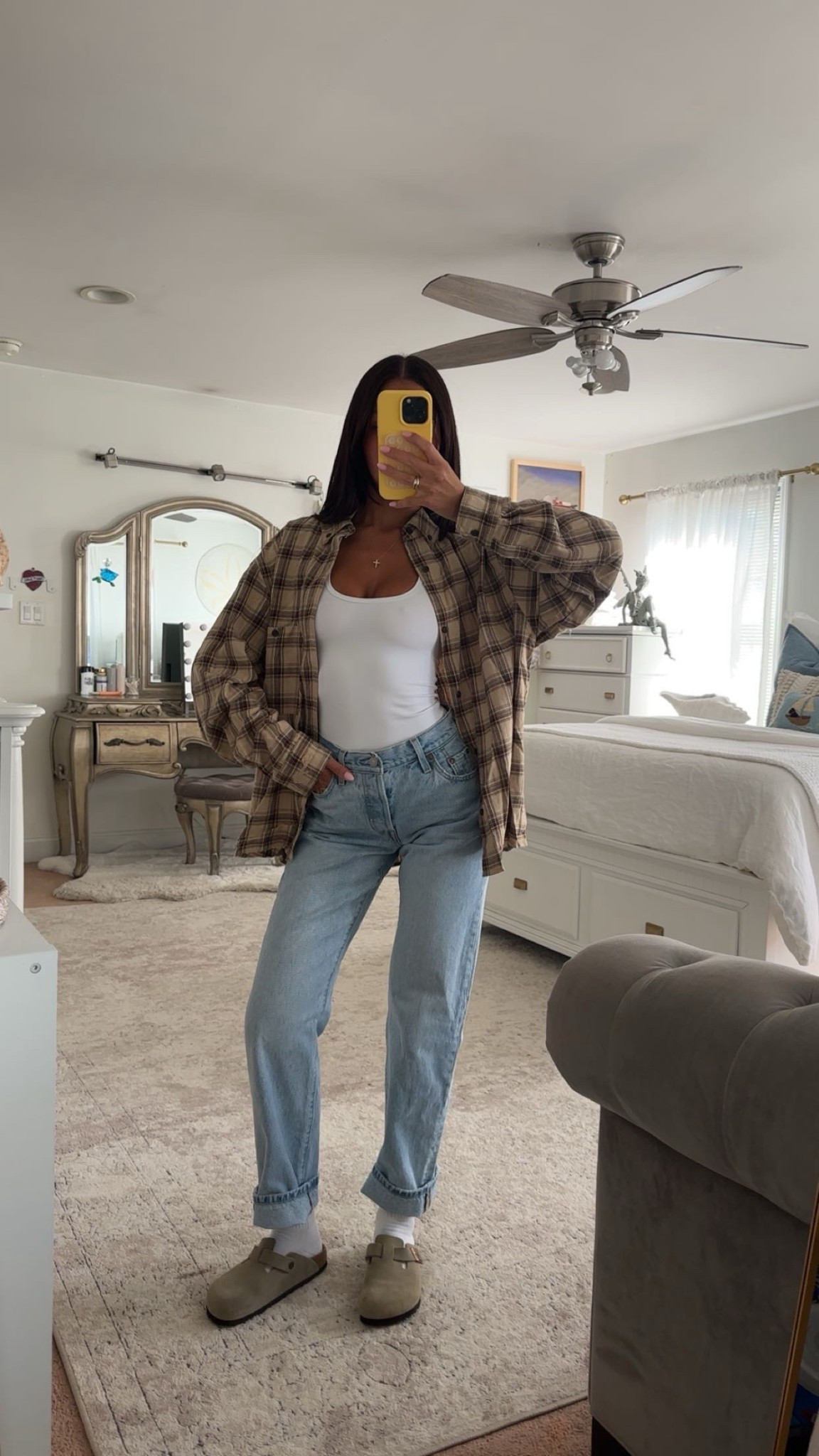 flannel is dairy boy it releases tomorrow! Flannel is in size L/XL