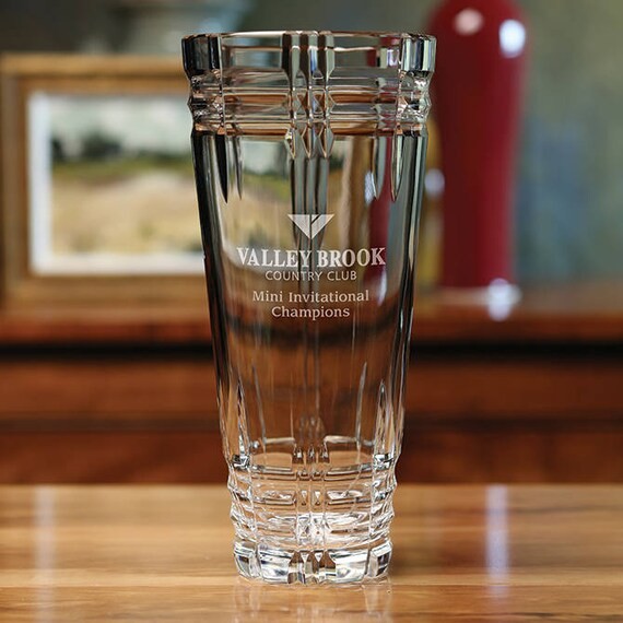 Crystal Trophy Vase Glen Plaid Design | Etsy | Etsy (US)