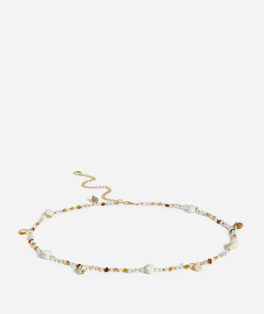 PIA BEAD & SHELL CHAIN BELT | Sportsgirl