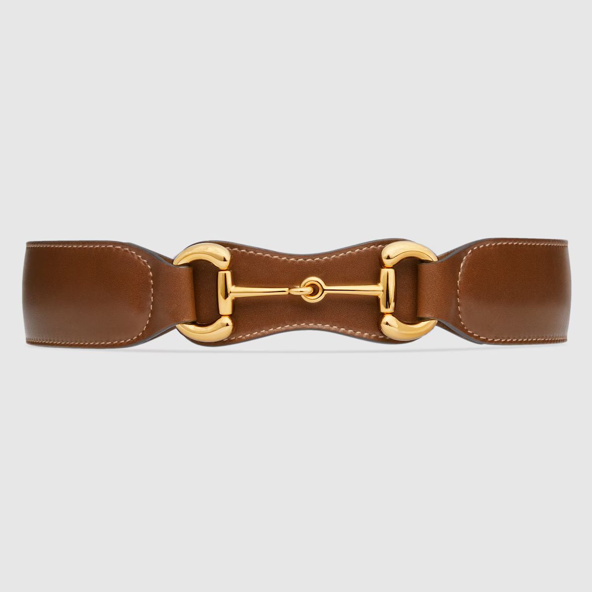 Leather belt with Horsebit | Gucci (US)