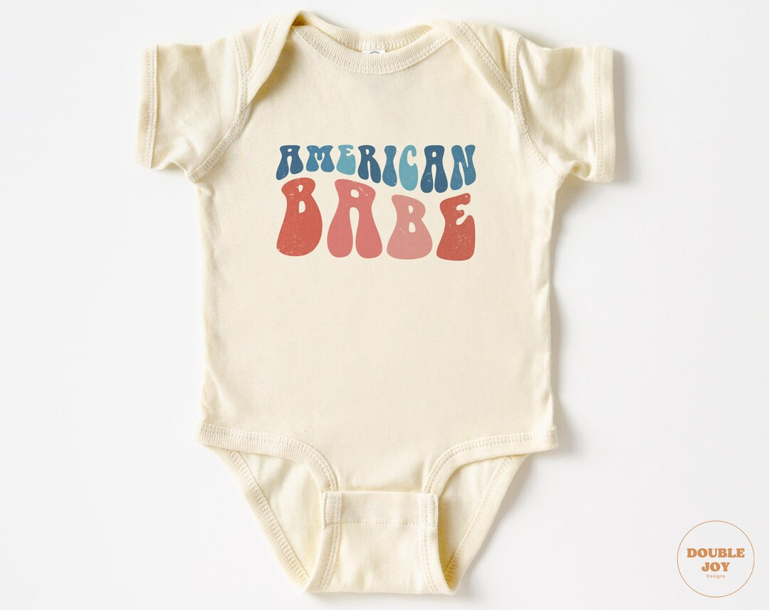 4th of July Shirt, Memorial Day, Flag Shirt, Cute Vintage Onesie®, Toddler Shirt, American BABE ... | Etsy (US)