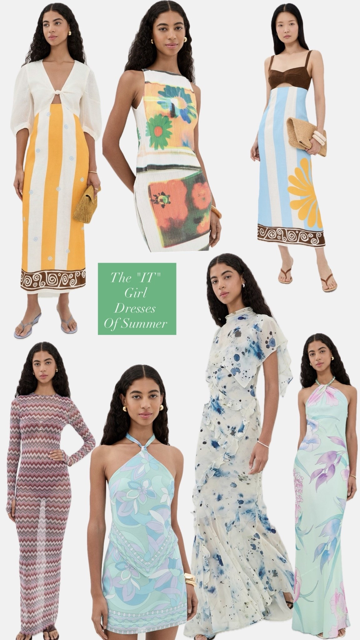 The "IT" girl dresses of Summer — daily edit cover from Found by Em