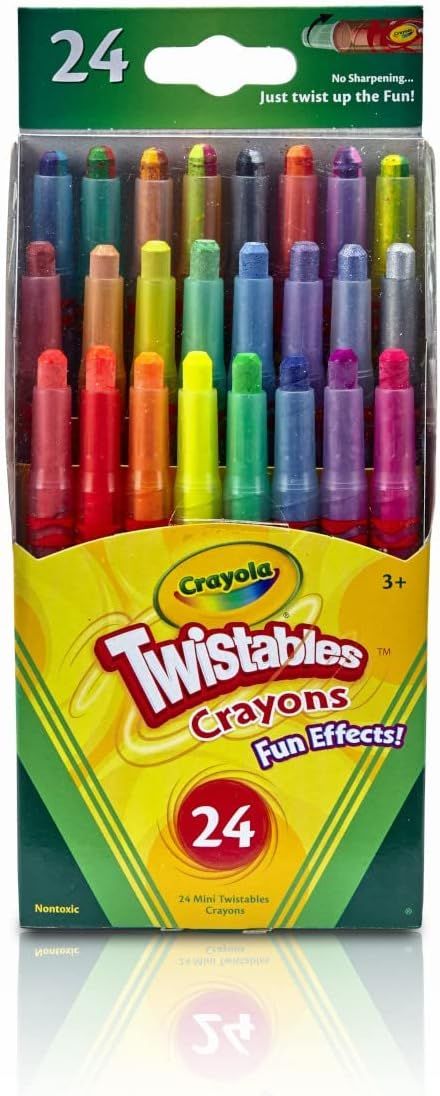 Crayola Twistables Crayons, Fun Effects, Gift for Kids, 24 Count | Amazon (US)