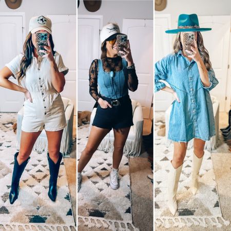 Country concert outfit ideas from Amazon - Nashville outfit ideas / music festivals - cowgirl - western - rodeo  

#LTKstyletip #LTKFestival #LTKfindsunder100