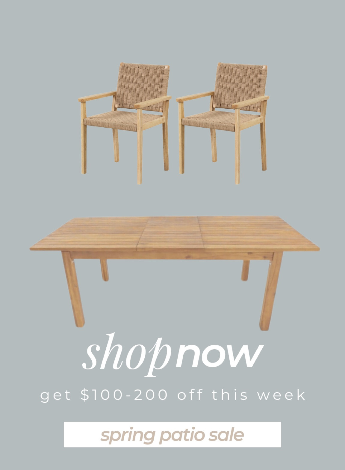 Spring patio sale! Time for a reset out back before summer nights & bbq's! 

#LTKsalealert #LTKhome #LTKSeasonal