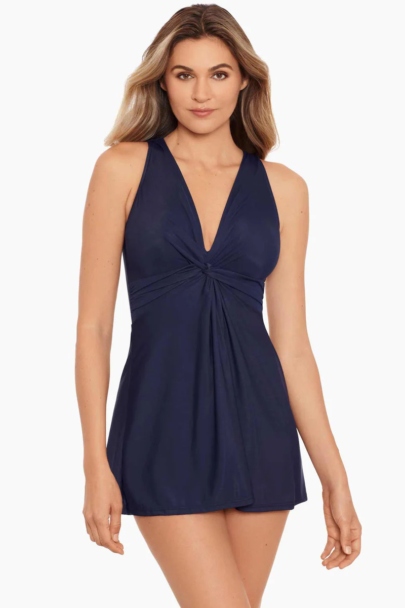 Miraclesuit Must Haves Marais One Piece Swim Dress | MiracleSuit