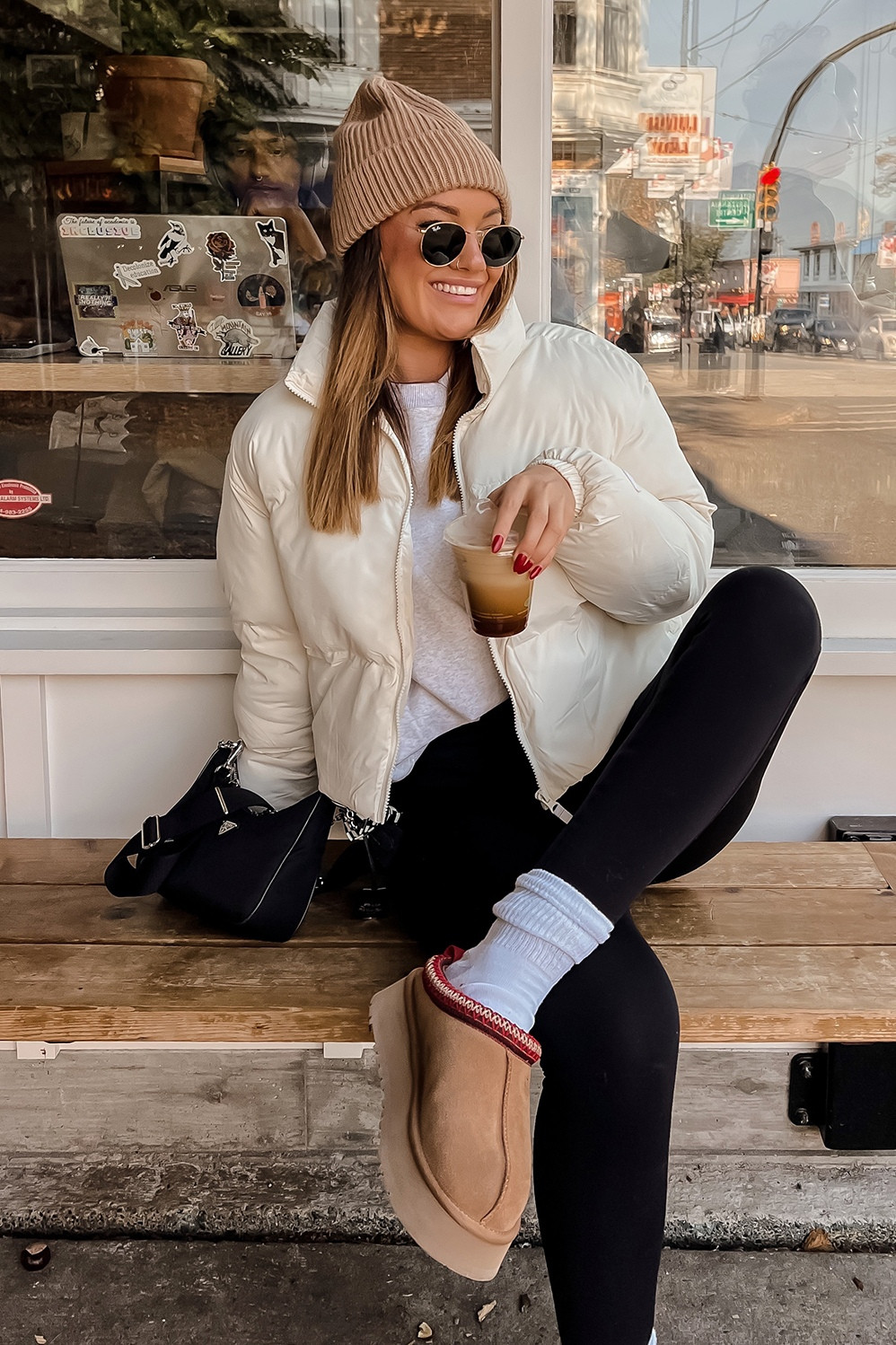 Wander Cropped Puffer | Fabletics - North America