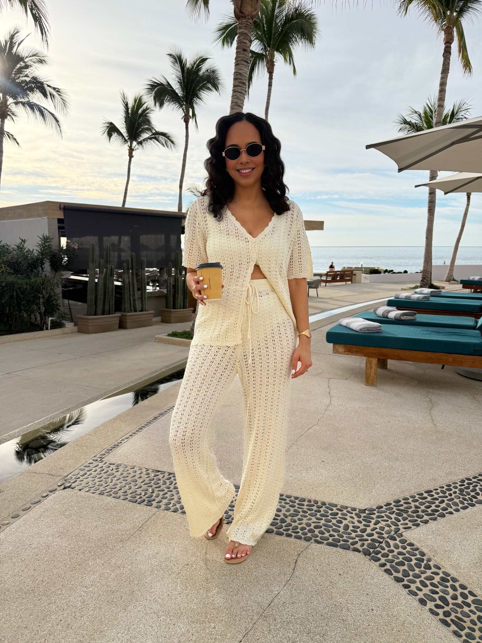 This viral coverup is worth the hype!! This two piece set was my favorite to wear in Cabo! Vacation, Spring Break, Swimsuit, Coverup Inspo! Wearing a size medium for the extra length in the pants ☀️🌴

#LTKootd #LTKSeasonal #LTKTravel