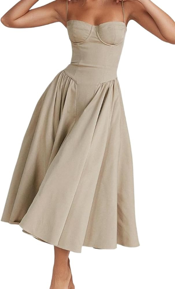 Y2k Dress Dress for Women Slip Dress Corset Dress Maxi Dress Drop Waist Dress Women Casual Dresse... | Amazon (US)