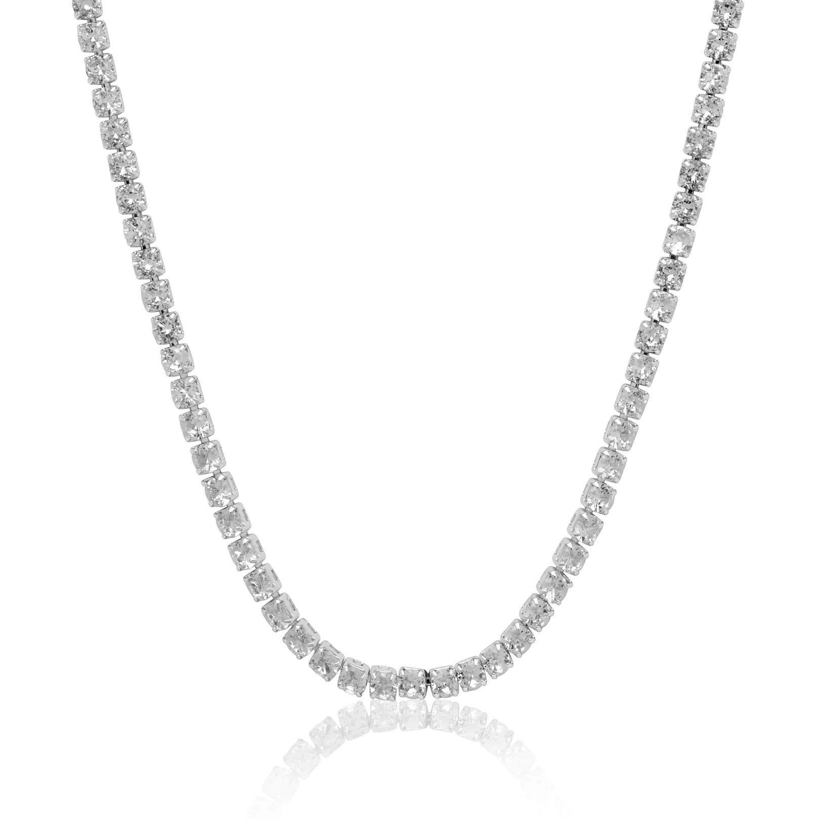 Tennis Necklace (Silver) | Abbott Lyon