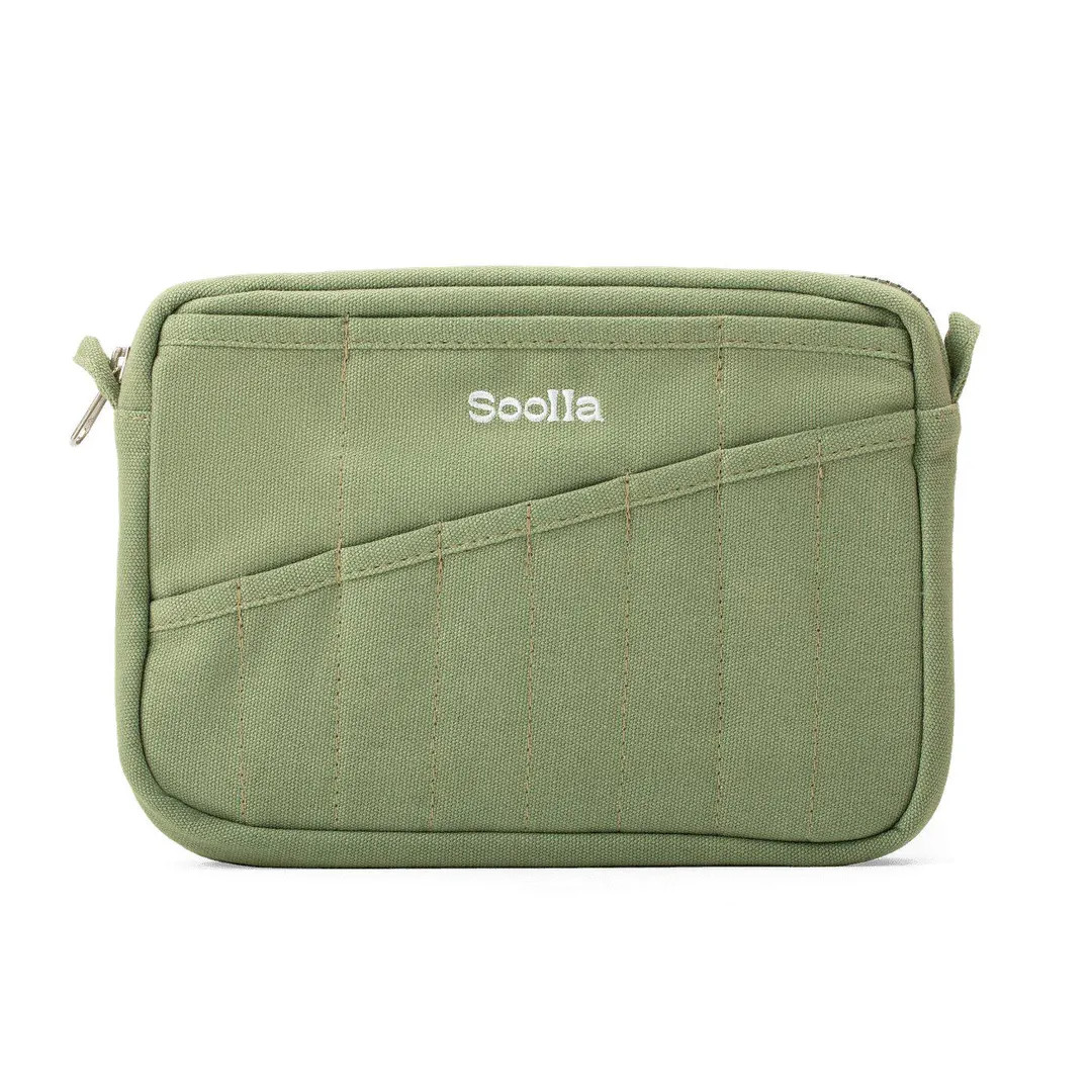 Soolla® Ganja Green Studio Pouch – Green Canvas Art Organizer | A5 Artist Pouch with YKK Zippe... | Etsy (US)