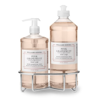 Williams Sonoma Pink Grapefruit Hand Soap & Dish Soap 3-Piece Kitchen Set | Williams-Sonoma