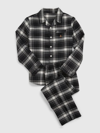 Kids Recycled Plaid PJ Set | Gap (US)