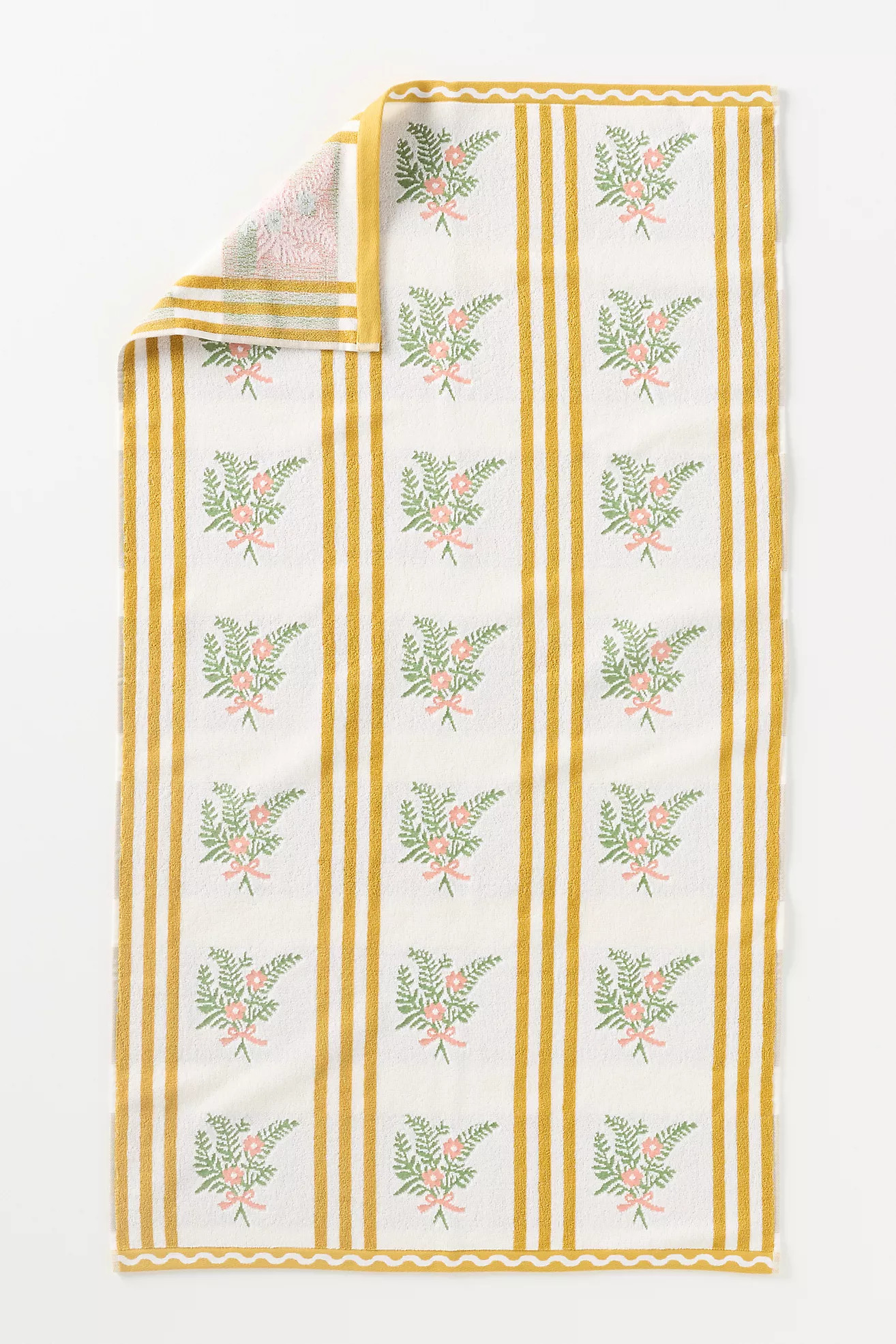 Tess Cotton Woven Floral Towel Collection | Anthropologie (US)