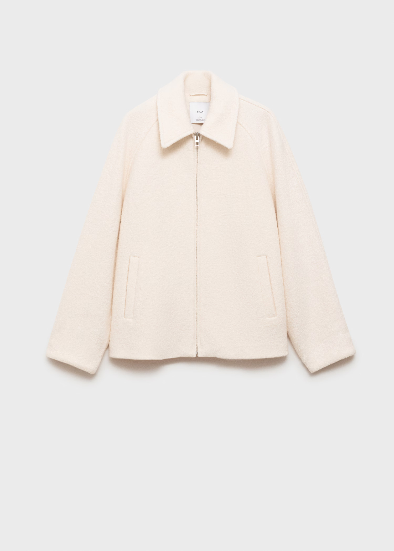 Wool-blend jacket with pockets - Women | MANGO USA | Mango (US/MX/AU)