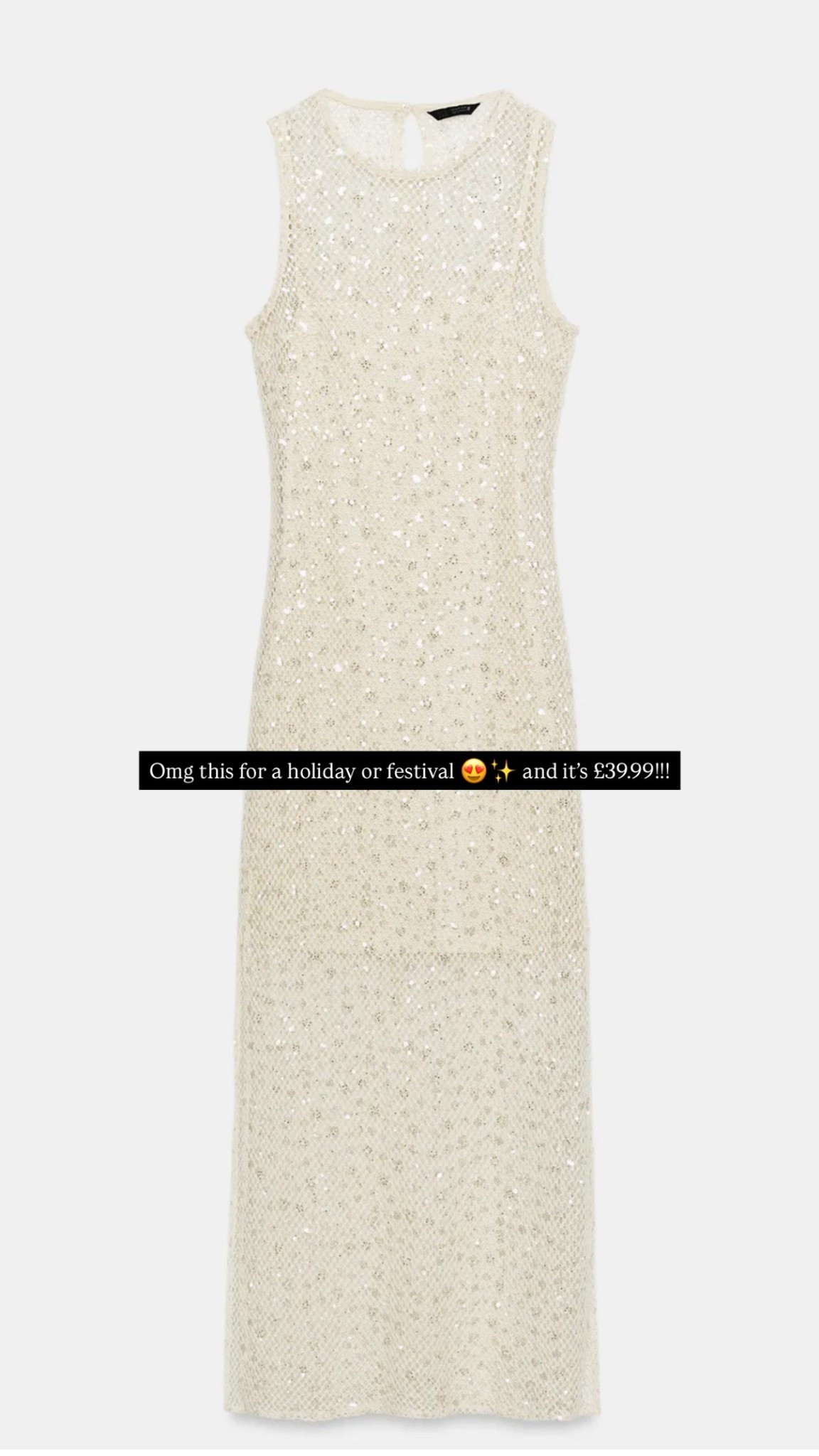 New in Zara dress - insane for a holiday or festival 😍