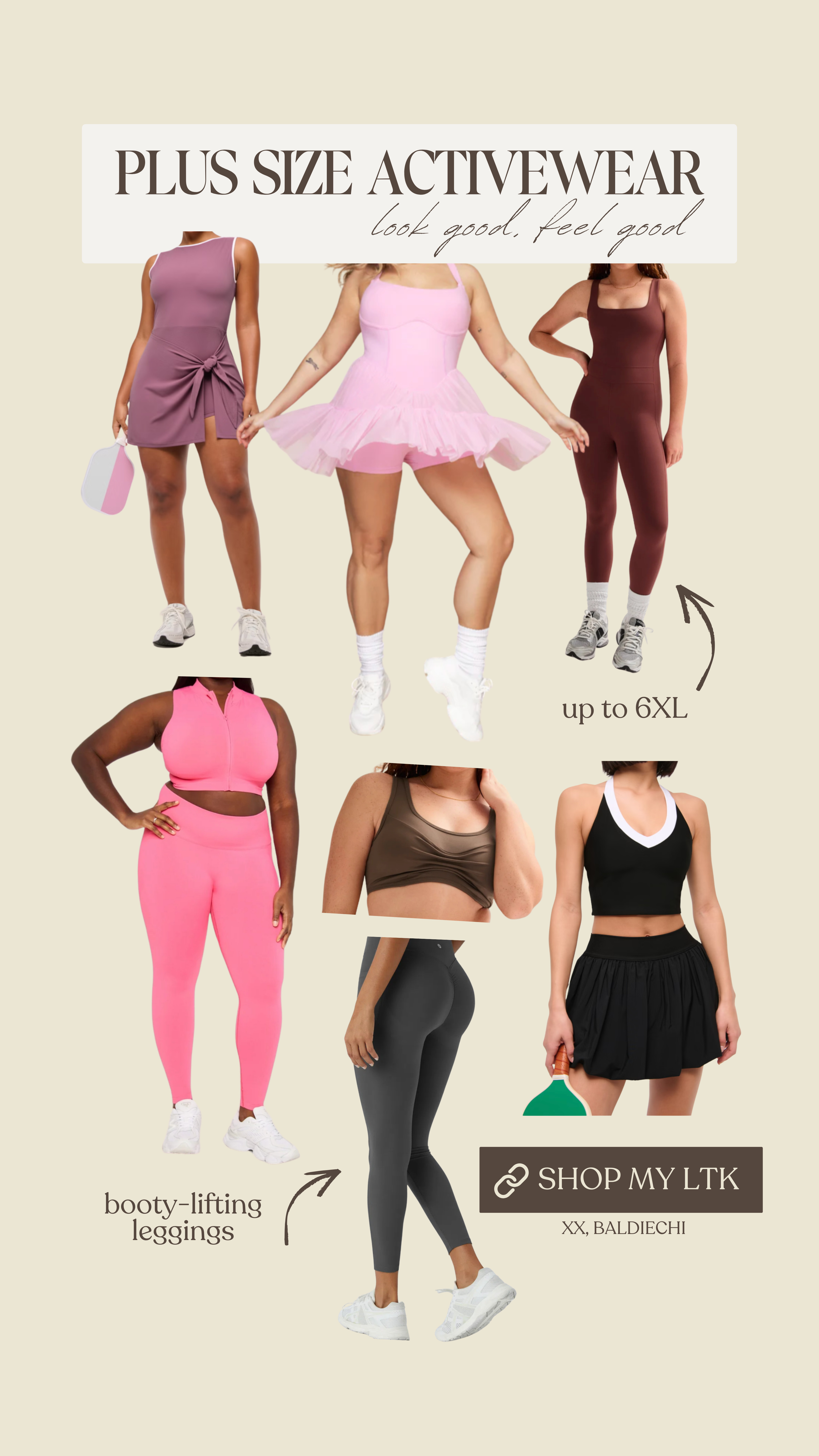 Look good and feel good in these plus size activewear finds! 

Featuring the viral Popflex workout dress, cute matching sets, and the viral booty lifting Halara leggings. 

 #LTKActive #LTKMidsize #LTKPlusSize