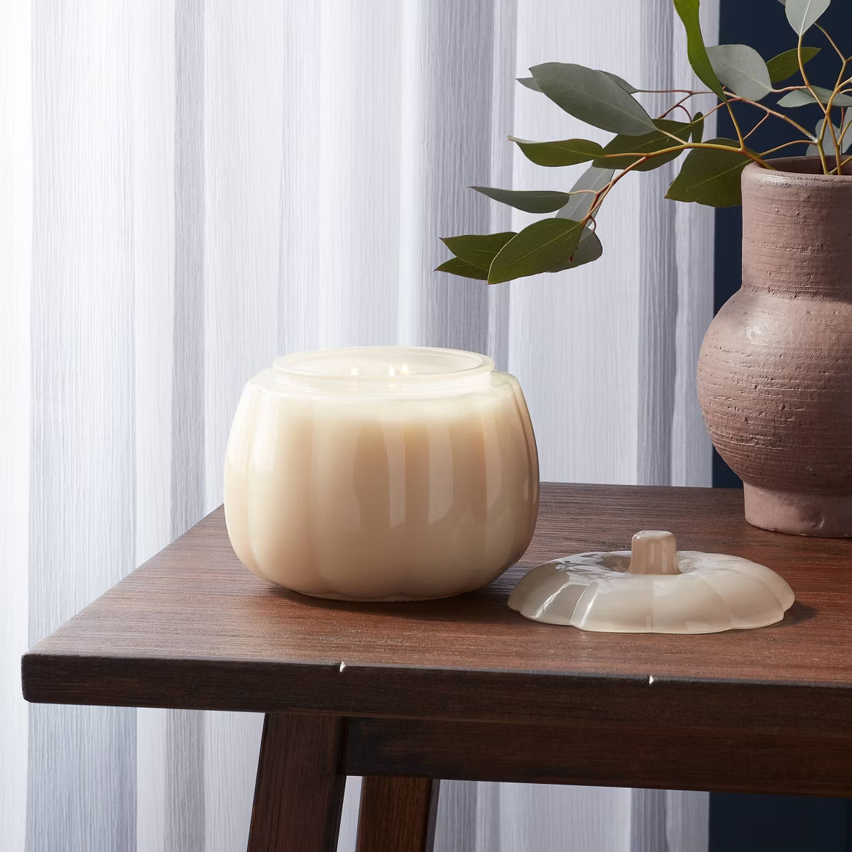 Glass Figural Pumpkin Vanilla Pumpkin - Threshold™ | Target