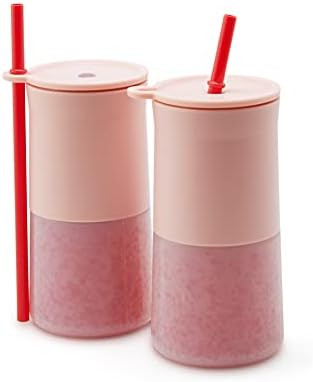 Rabbit Frozen Cocktail Silicone Tumbler, 2 Count (Pack of 1), Pink | Amazon (US)
