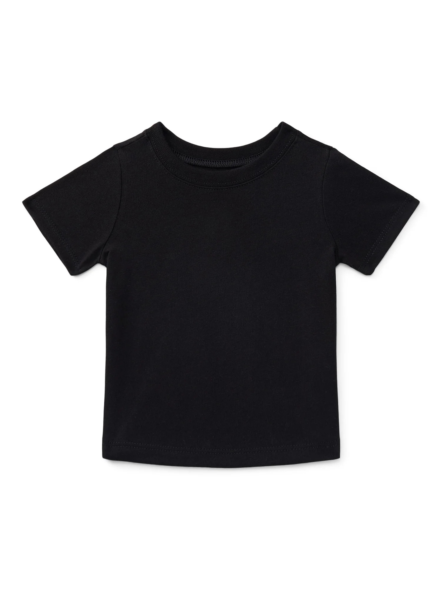 Wonder Nation Baby Boys Crewneck Tee with Short Sleeves, Sizes 0/3M-24M | Walmart (US)