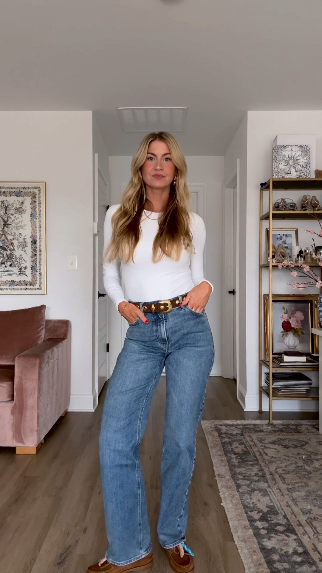 Lots of good basics today! They just restocked this long sleeve body suit! 
Top: runs TTS, wearing a S ( not see through!)
Jeans: run slightly small, I rec sizing up 1 size. No waist gap! Shade is: Seeing Bleu Again
Cognac suede leather boat shoe: runs TTS 

#LTKSeasonal #LTKShoeCrush #LTKStyleTip