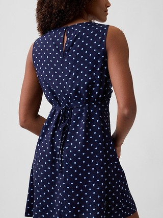 Print Sleeveless Mini Dress | Gap Factory