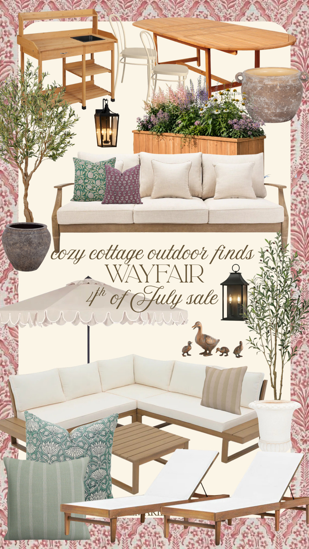 Wayfair 4th of July Sale! Shop these cozy cottage outdoor deals! 

 #LTKHome