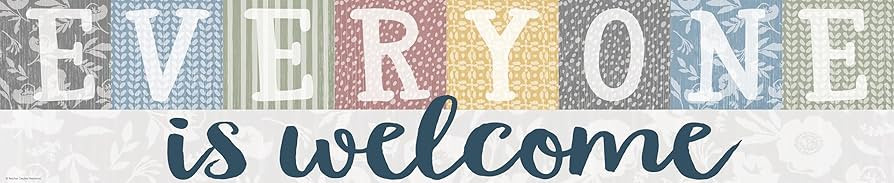 Teacher Created Resources Classroom Cottage Everyone is Welcome Banner (TCR7193) | Amazon (US)