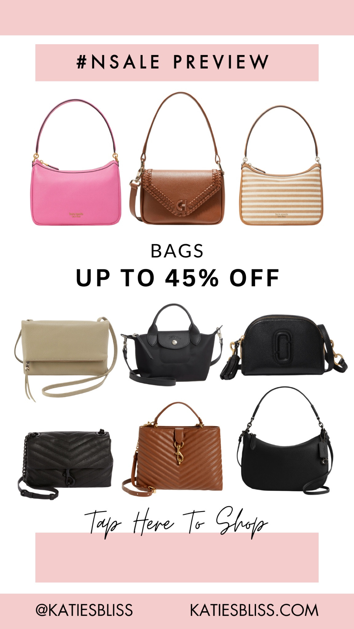 Nordstrom anniversary sale preview ❤️ bags up to 45% off



#LTKxNSale #LTKitbag #LTKsalealert