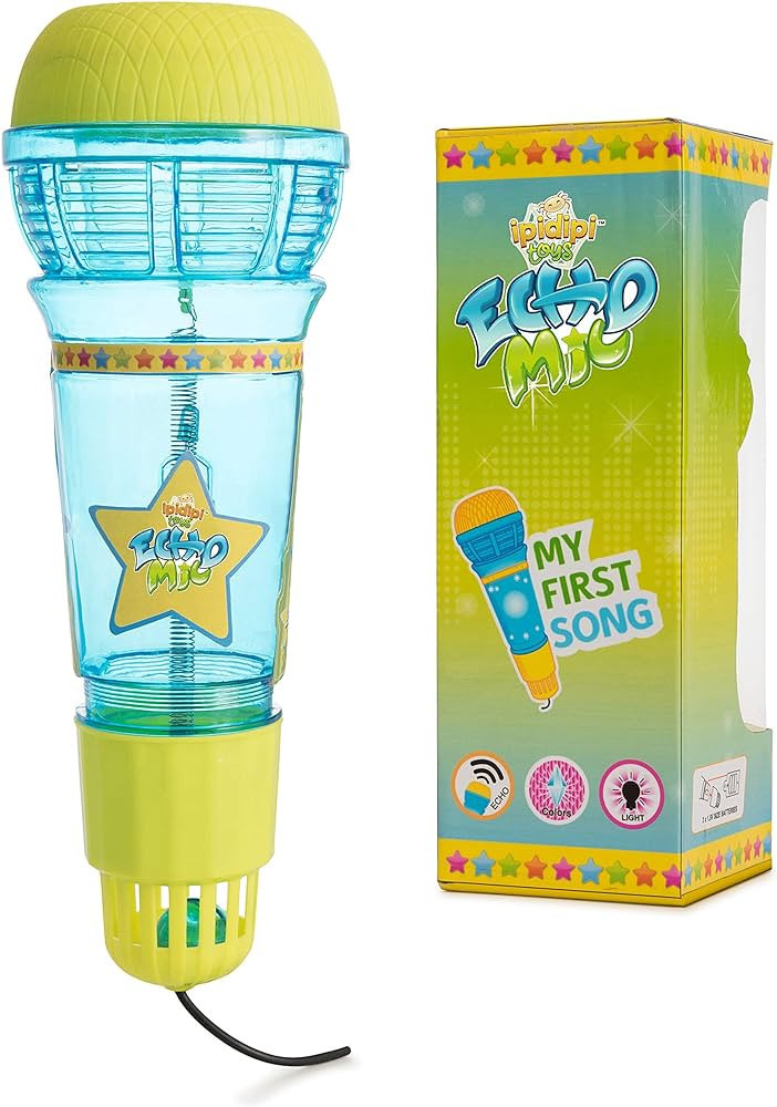 Echo Mic for Kids and Toddlers - Magic Microphone with Multicolored Flashing Light and Fun Rattle... | Amazon (US)