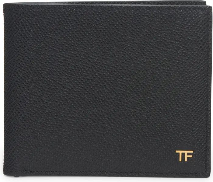 TOM FORD T-Line Small Grain Calfskin Leather Bifold Wallet | Nordstrom | Nordstrom