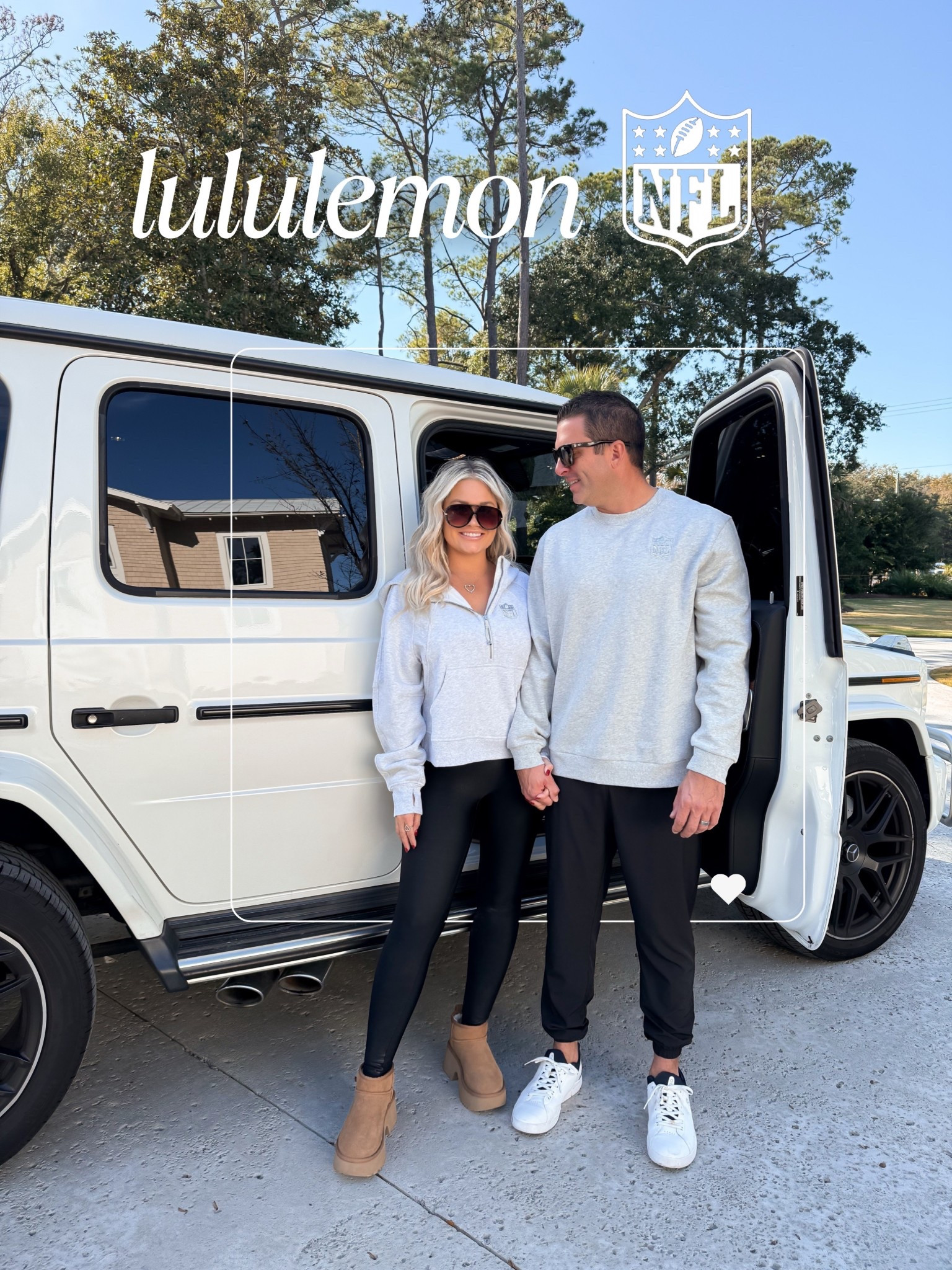 #ad Sunday plans: our favorite spot down by the beach, NFL games on, and the cutest new Lululemon NFL pullovers from @Fanatics.  It’s become our little Sunday tradition…we each pick our teams, order drinks, appetizers and snacks - and hope my team wins 😉 - usually I go for the team whose wife I follow on IG, hehe! 

If you haven’t checked out the new Lululemon NFL collection - it’s so good. Every team, every color…Scubas, Define jackets, belt bags (perfect Christmas gift), men’s pullovers, hoodies… literally something for everyone. #FamClub

Okay tell me… who are you rooting for this Sunday?🎄🎁 

#fanatics #lululemon #NFL 

#LTKGiftGuide #LTKFamily #LTKMens